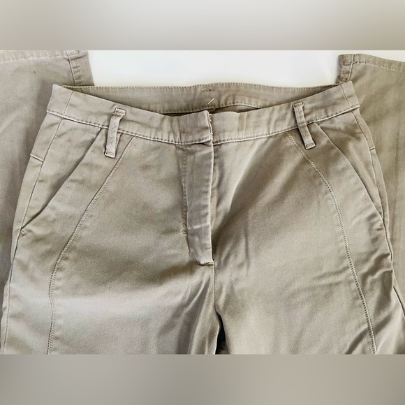 🆕 [Dorothee Schumacher] Khaki Skinny Cotton Pants Sz: 1 (XS) - Picture 3 of 8